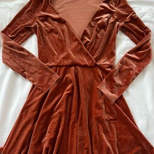 Urban outfitters velvet dress